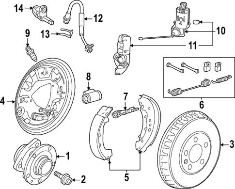 تصویر محصول لنت ترمز عقب آئودی Q4 e-tron 40 سال 2024