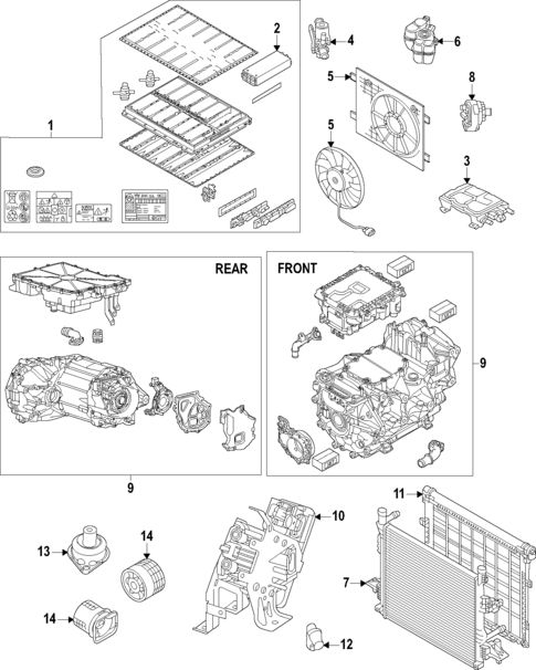 تصویر محصول واتر پمپ آئودی Q4 e-tron 40 سال 2024