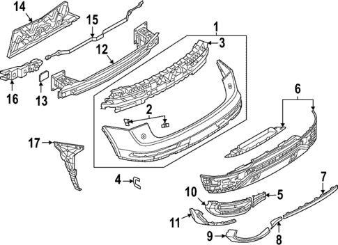 تصویر محصول سپر عقب آئودی Q5 e-tron 40 سال 2023