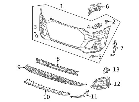 تصویر محصول سپرجلو آئودی Q5 e-tron 40 سال 2023