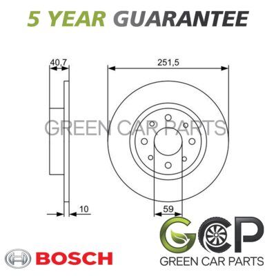 تصویر محصول دیسک ترمز عقب آلفارومئو میتو سال 2012