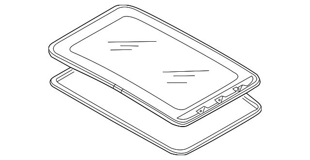 تصویر محصول شیشه سانروف پورشه کاین 6 سیلندر سال 2009