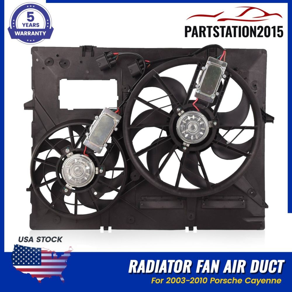 تصویر محصول فن کامل رادیاتور پورشه کاین 6 سیلندر سال 2009