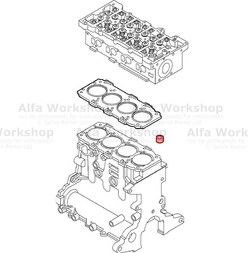 تصویر محصول واشر سر سیلندر آلفارومئو 4C کوپه سال 2015