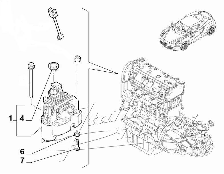 تصویر محصول یاتاقان آلفارومئو 4C کوپه سال 2015