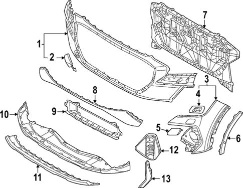 تصویر محصول لنت ترمز جلو آئودی Q4 e-tron 40 سال 2024