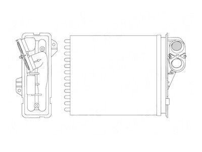 تصویر محصول رادیاتور بخاری رنو داستر PE دیفرانسیل جلو سال 2016