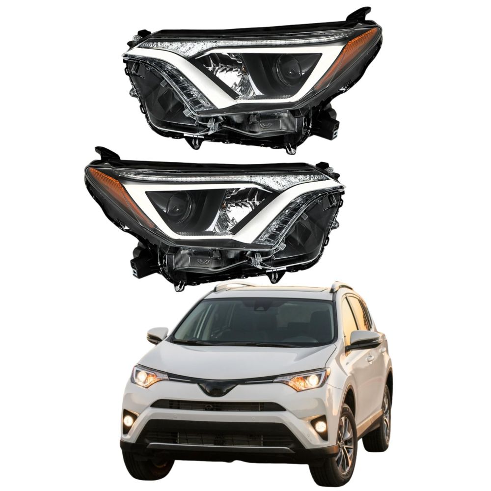 تصویر محصول چراغ جلو راست تویوتا راوفور 2.5 لیتر دو دیفرانسیل سال 2017