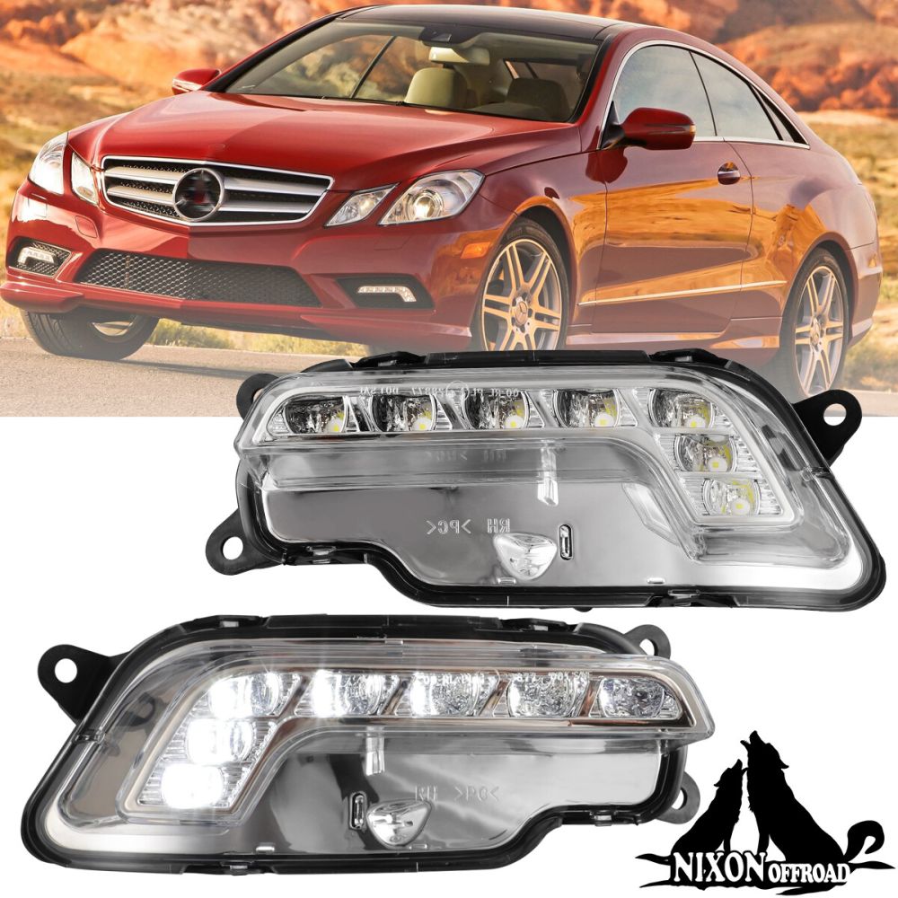 تصویر محصول چراغ مه شکن چپ بنز کلاس E کوپه E350 سال 2012