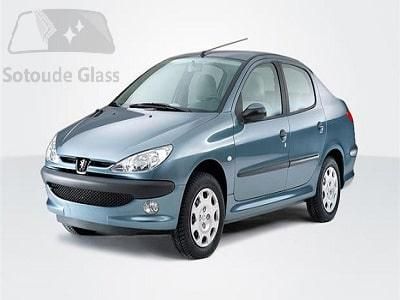 تصویر محصول شیشه جلو پژو 206 SD V20 سال 1388